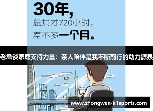 老詹谈家庭支持力量：亲人陪伴是我不断前行的动力源泉